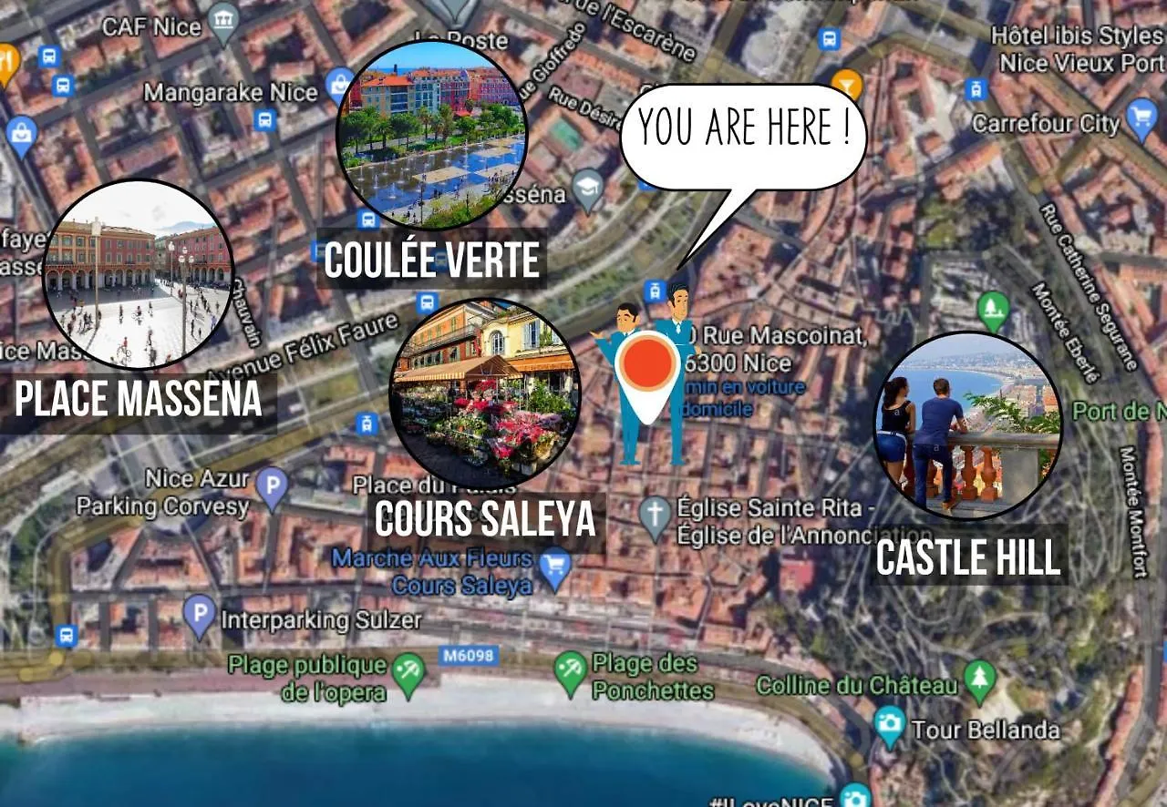 Apartment Nestor&Jeeves - Design Vieux Nice - Old Town - Close Sea